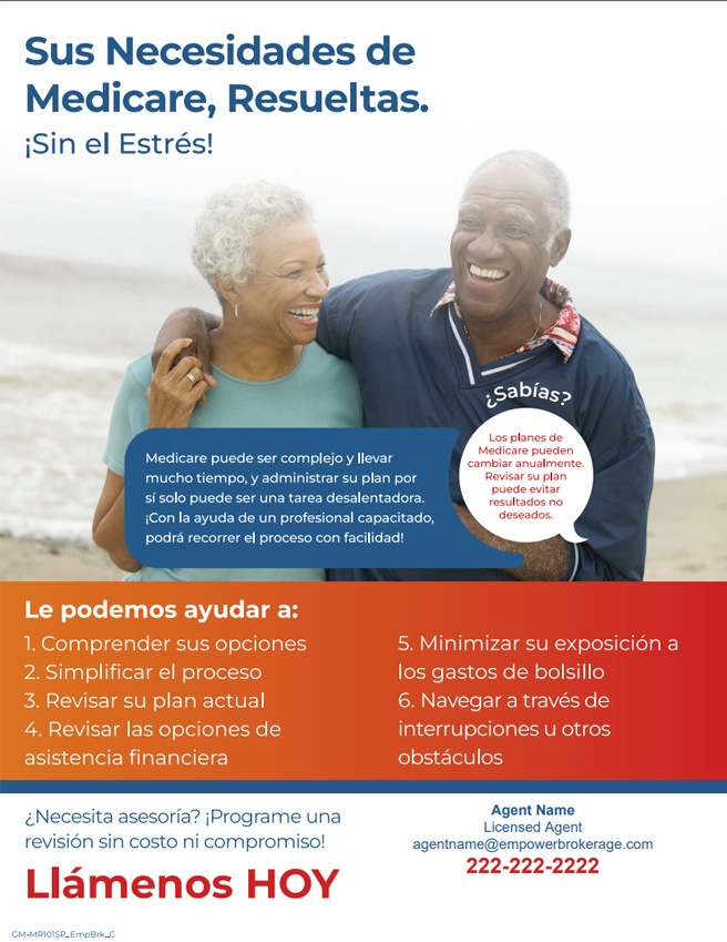 Medicare General Flyer Spanish Preferred Senior Advisors