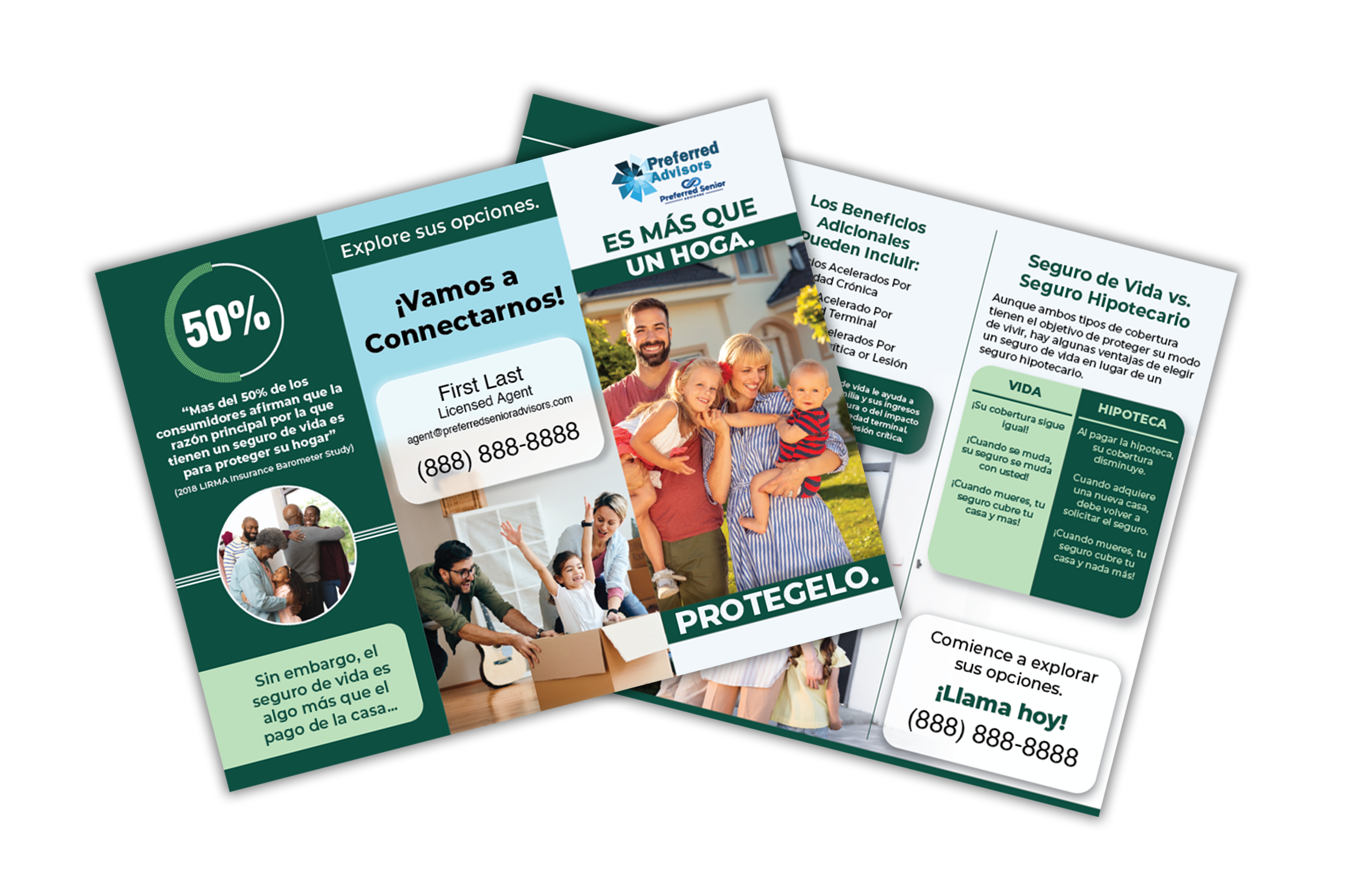 Mortgage Protection Trifold – Spanish - Preferred Senior Advisors