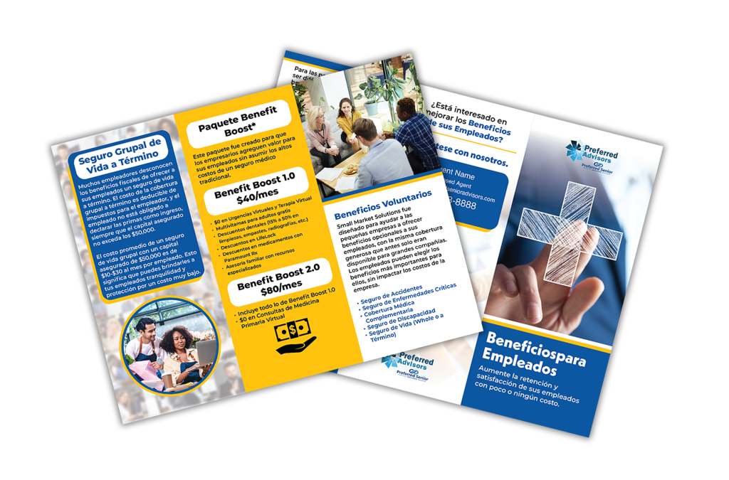 Employee Benefits Brochure Spanish Preferred Senior Advisors